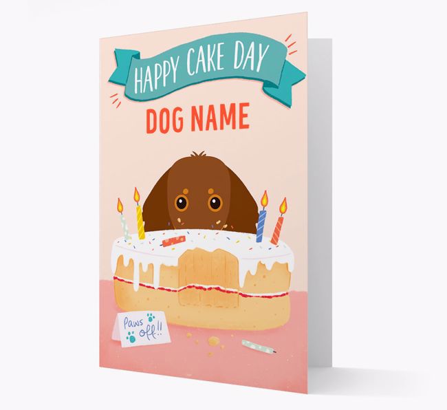 Happy Cake Day: Personalized {breedFullName} Card